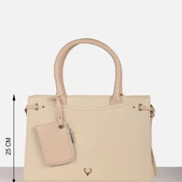 Allen Solly Beige Animal Effect Satchel image 4