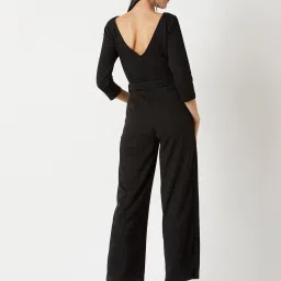 Miss Chase Black Maxi Jumpsuit image 2