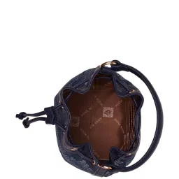 Anne Klein Navy Printed Bucket Bag image 3