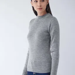 RVK Grey Slim Fit Sweater image 3