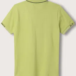Blue Giraffe Kids Green Regular Fit Polo T-Shirt image 2