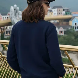 Moda Rapido Women Typography Printed Pullover Sweatshirt image 2