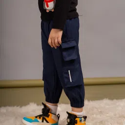 Budding Bees Boys Blue Trousers image 3