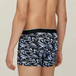 XYXX White & Black Printed Trunks image 2