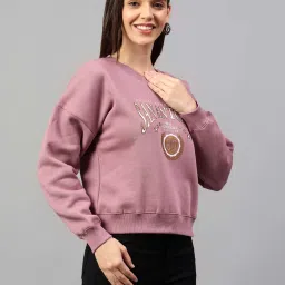 Cantabil Lavender Printed Sweatshirt image 3