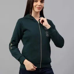 Cantabil Teal Printed Sweatshirt image 3