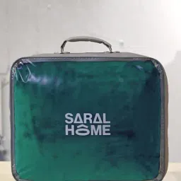 Saral home Teal Polyester 350 GSM Winter Mink King Bed Blanket image 5