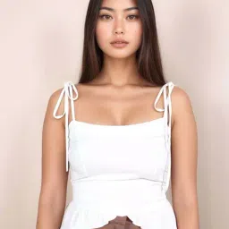 Zink London White Plain Top-image-27