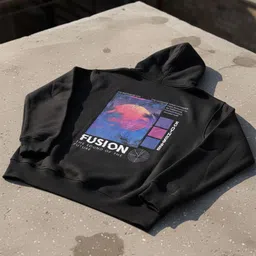 STARFOX Men Printed Hooded Sweatshirt image 4