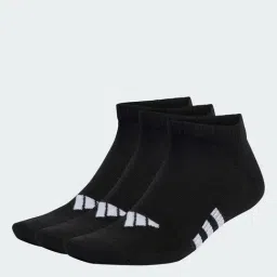 adidas Black Low Ankle Socks Pair of 3 - L image 2
