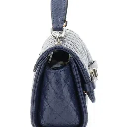 Guess Midnight IDRA Quilted Satchel image 3