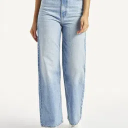 Levi's Light Blue Cotton Loose Fit Jeans-picture-39