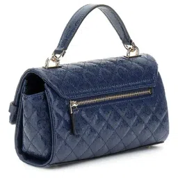 Guess Midnight IDRA Quilted Satchel image 4