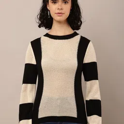 NoBarr Women Colourblocked Pullover Sweaters-picture-13