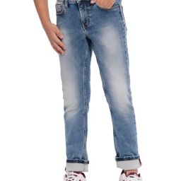 Jack & Jones Junior Kids Blue Cotton Jeans-picture-23
