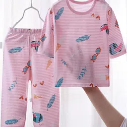 Xsole Boys Printed T-Shirt With Pyjamas-picture-26