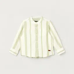 Juniors by Lifestyle Boys Green Cotton Shirt-image-99