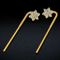 Joyalukkas Women 22KT Stone-Studded Earrings - 1.95gm-picture-19