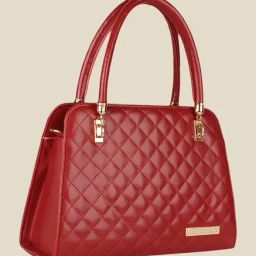 Lino Perros Red Leather Trapeze Handbag-picture-27