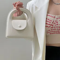 CORSICA Women Solid Cut Works PU Handheld Bag-picture-19