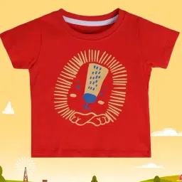 MINIKLUB Kids Red Printed T-Shirt-image-95