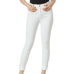 Miss Chase White Cotton Jeans-picture-5
