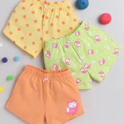 Bumzee Kids Multicolor Printed Shorts (Pack Of 3)-picture-28
