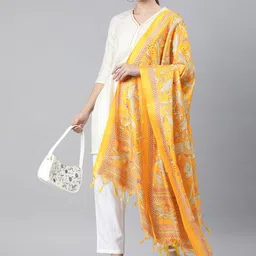Rani Saahiba Ethnic Motifs Printed Dupatta image 3