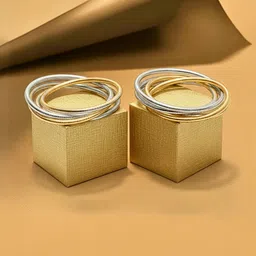 DressBerry Women 2 Handcrafted Gold-Plated Cuff Bracelet-image-49