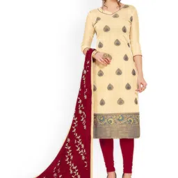 Maroosh Ethnic Motifs Embroidered Unstitched Dress Material-image-16