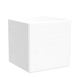 device bas with brown art shoppee Tiled Cube Accent Bedside Table Coffee Stand Home Storage Organizer For Living Room Bedroom (White, Engineered Wood) image 4