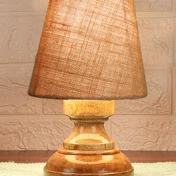 Devansh Beige Jute Natural Wood Table Lamp-picture-24