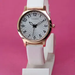 VIRAKTI Women Brass Dial & Leather Straps Analogue Watch WATHY3V63S9YZHD6-picture-36