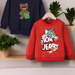 Be Perfect Unisex Kids Pack Of 2 Printed Sweatshirts-picture-38