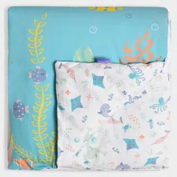 Mi Arcus Ocean Print Duvet Set Blue image 2