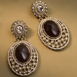 zarmar fashion Oval Drop Earrings-image-81