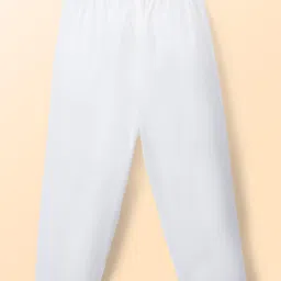 Babyhug Cambric Woven Full Sleeves Abstract Printed Kurta Pajama Set - Orange image 4