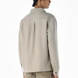Jack & Jones Beige Cotton Oversized Shirt image 2