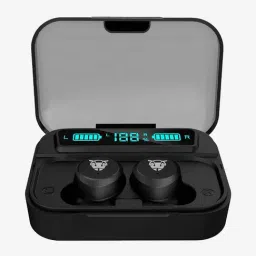 Ant Audio Wave Sports Wireless Bluetooth Earpods with Charging Case (TWS 800, Black)-image-9
