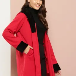 Qurvii Red Plain Jacket image 3