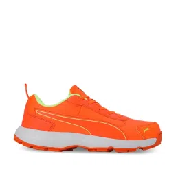 Puma Men's Classic Cat Orange Cricket Shoes image 2