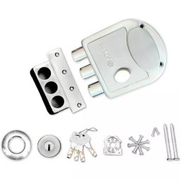 Atom Stainless Steel Silver Glossy Finish Deadbolt Lock, ML003-SS-OSK-picture-37