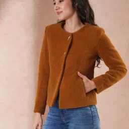 Globus Brown Regular Fit Overcoat image 3