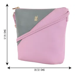 Baggit Pink Small Cross Body Bag image 3