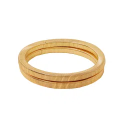 Accessorize London Gold-Plated Chain Bracelets -Set of 2 image 2