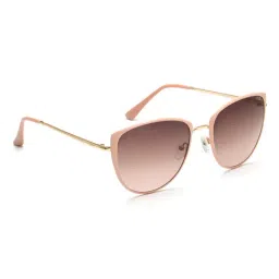 IRUS By IDEE Brown Cat Eye Sunglasses for Women-image-3