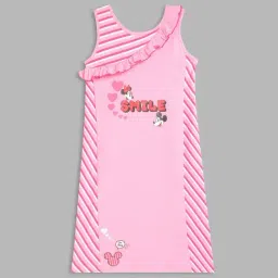 Blue Giraffe Kids Pink Striped Dress-image-19