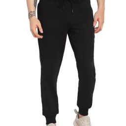Allen cooper Black Regular Fit Joggers-picture-7