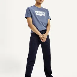 Levi's 505 Navy Regular Fit Jeans image 3