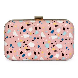 Modern Myth Pink Printed Clutch image 3